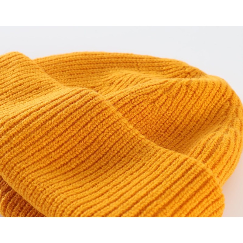 Connectyle Men's Knit Hat, Shallow, Bordered, Knit Cap, Women's, Solid