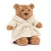 Jellycat Bartholomew Bear with Bathrobe Stuffed Animal, 10 inches -