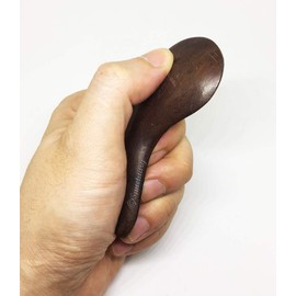 KingdomOfSmile Pack 2 Waterdrop, Waterdrop Spoon-Shape Gua Sha Scraping Massage Tool Body for Face Guasha Schima Tembusu Wooden Massagers Neck and Back Thai Set