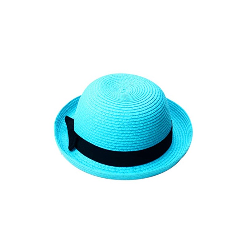 STOBOK Foldable Hat Dome Cap Bowknot Hat Roll-up Hat Beach