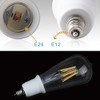 (3pcs) YiLighting - E12 Candelabra Screw to E26/E27 Standard Medium