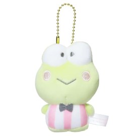 Kamio Japan Sanrio Characters x Mochi Squishy Panda Mascot Key Chain 212169 Sanrio KEROKEROKEROPPI