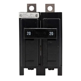 Eaton Cutler-Hammer Cutler Hammer BAB2020 20A 2 Pole Circuit Breaker, Color