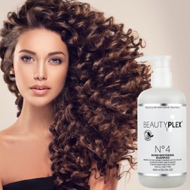 BEAUTY PLEX Beautyplex 4 Bond Restoring Shampoo | Molecular Hair Repair Treatment Fino | Strengthens, Nourishes, Moisturizes & Repairs Hair Structure. 450ml. (15.2 oz)