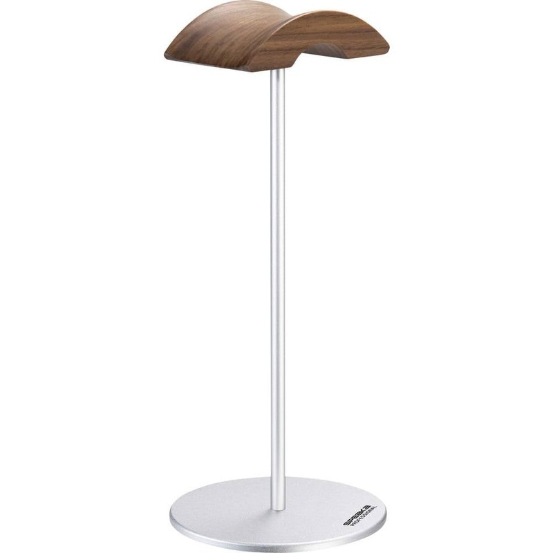 Speaka Professional SP-HPS-350 headphone stand Silver,Walnut