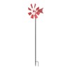 Alpine Corporation 52" Tall Outdoor Metal Windmill Spinner Stake Yard