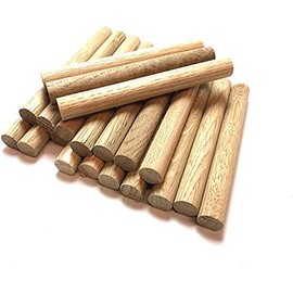 Oak Dowel 10mm x 100mm Length - Pack of 20 Dowels