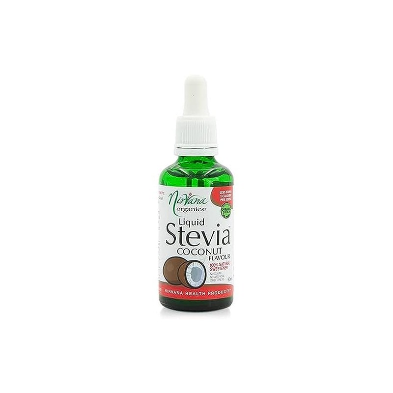 Nirvana Organics Coconut Stevia Liquid 50 ml