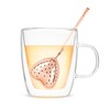 Pinky Up Heart Shaped Tea Ball Loose Leaf Infuser with