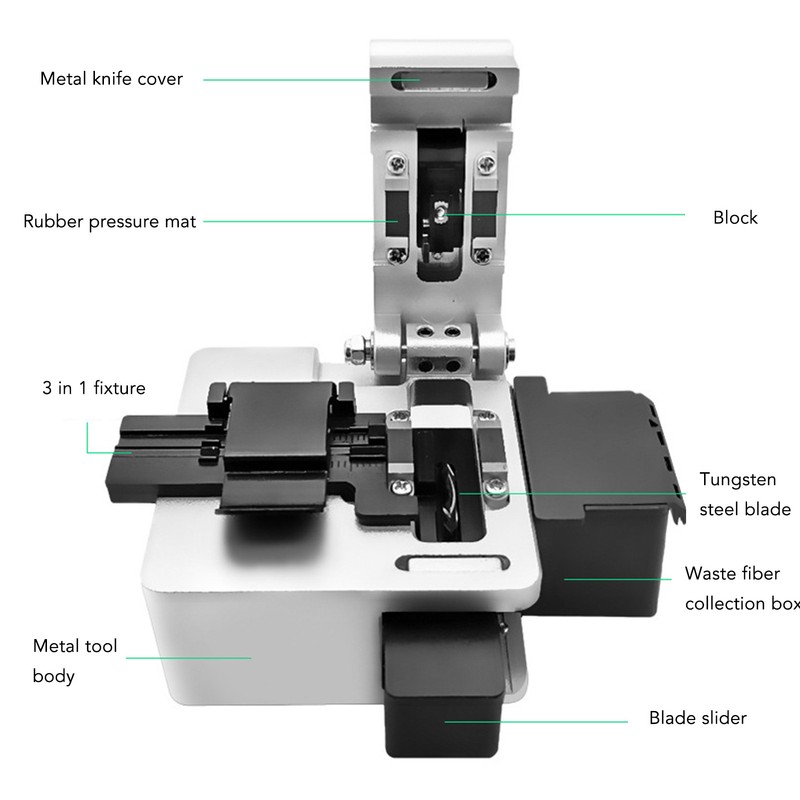 Full Automatic Fiber Optic Cleaver with Hex Wrench High Accuracy