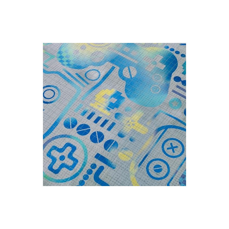 Catherine Lansfield Kids Gamer So Soft Single Fitted Sheet Grey