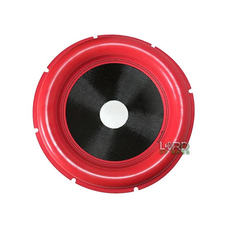 Lord of Bass 15" Mega Roll Subwoofer Speaker Cone Red