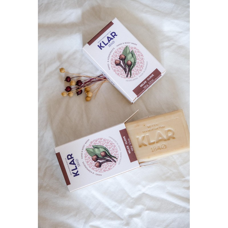 Klar Seifen Clove Soap 100 g, Cosmos Certified (Palm Oil