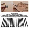20pcs Leather Stamping Tools Handcraft Accurate Printing Skid Resistance Leather