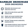 YETI Rambler Cup, Vacuum Insulated Stainless Steel Stackable Cup with