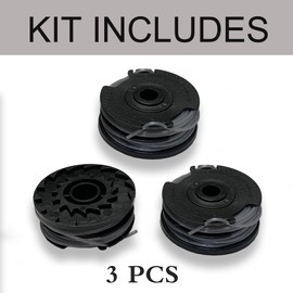 String Trimmer Replacement Spool Line,3 PCS Strimmer Spool Compatible with Bosch Art 24 27 30 30-36 LI Grass Trimmer F016800351