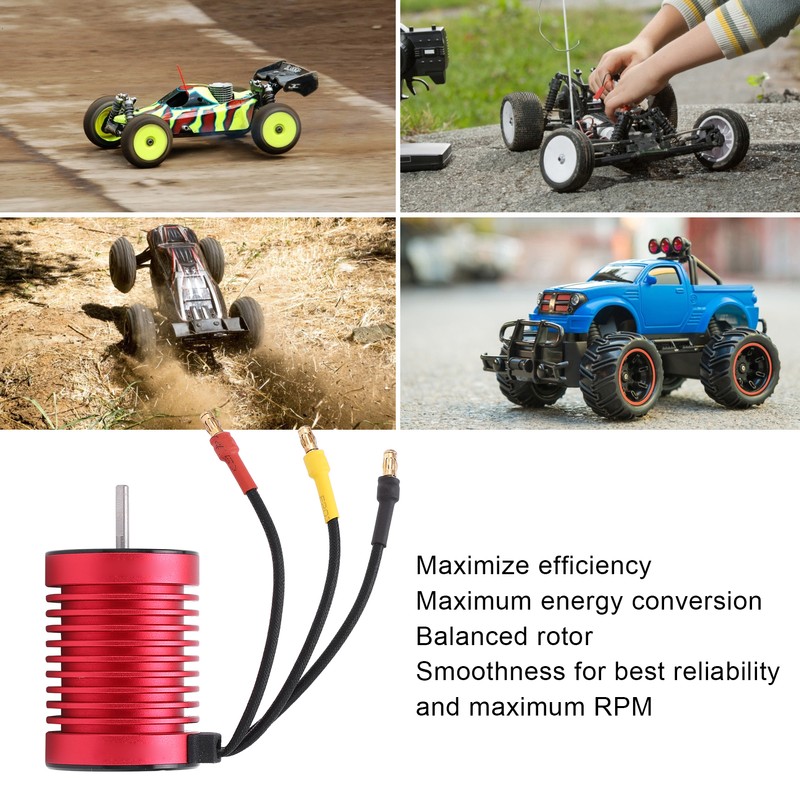 F540 Brushless Motor Waterproof 3900KV 820W 3.175mm Balanced Rotor Shaft