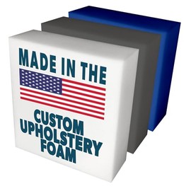 Foamma Custom Cut-to-Size - Upholstery Foam Padding for Cushions and Seat Repair, Thick-Custom Pillow, Chair, and Couch Cushion Replacement Foam, Craft Upholstery Supplies