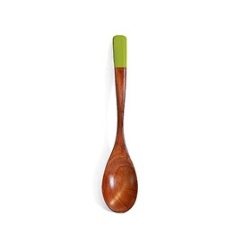 Karyu Spoon Beni Chestnut Curry Spoon, Approx. 7.9 inches (20 cm), Green