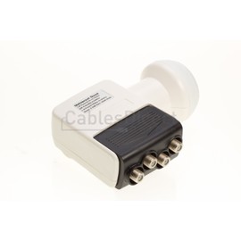 FTA Universal Ku Band LNB, Quad, 0.3dB Satellite Dish LNBF, Linear, Polarized (0.3 dB, Quad)