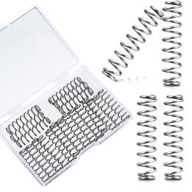 20 Pack Precision Pruner Pruning Shear Springs Stainless Steel Gardening Spring Replacement Precision Springs Pruners Compatible with Hydrofarm for Pruners and Trimming Scissors (silver)