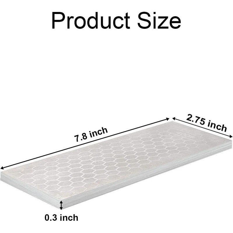 S SATC Diamond Sharpening Stone 2 Side Grit 400/1000 Plate
