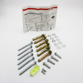 Airtec WBB-300 - Universal Wall Condenser Hanging Bracket Kit for Split Systems, Mini-Splits and Outdoor Ductless Air Conditioner Equipment (300 lb. Capacity)