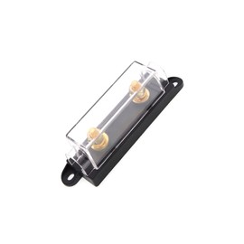 KOLACEN ANL Fusible Chapado en Oro de 150 Amp. + ANL Portafusibles Negro 1 Paquete