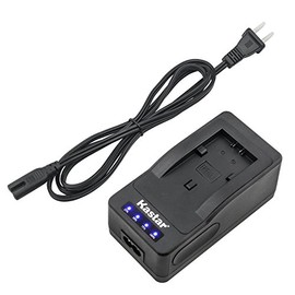 Kastar LED Super Fast Charger Replacement for Sony NP-FP70 NP-FP90 NP-FP50 DCR-HC40 DCR-HC41 DCR-HC42 DCR-HC43 DCR-HC44 DCR-HC46 DCR-HC65 DCR-HC85 DCR-HC94 DCR-HC96 DCR-SR100 DCR-SR30 DCR-SR40