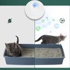 Negative Ion Cat Litter Deodorizer White Intelligent Odor Remover for