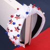 MOLOCH American Flag Headband 4th of July Headband Red White