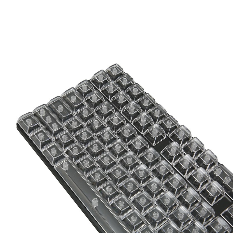 Keycap Set 132 Keys High Transparent PC CBSA Heigh Matte