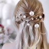 Pearl Hair Pin, Pearl Hair Ornament, Pearl Pin, Pearl, U