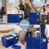VENO 16 Pack Extra Large Moving Bags with Zippers &
