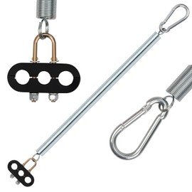 25" Single Tender Spring Kit, 3 in 1 ABS Air Line Hose Tracker Tender Kit Heavy Duty with 3 Hose Holders for Semi Truck Trailer Tractor