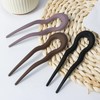 Nakanoya U-pin, Plastic, Resin, U-shaped Pin, U-shaped Comb, Hair Fork,