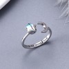 Sanfenly Fidget Ring For Women Kids Girls Anxiety Rings Open