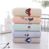 Baluue 5pcs Cotton Face Washing Towels Soft Absorbent Boy Girl