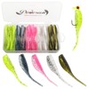 Dovesun Crappie Lures Kit, Fishing Soft Plastic lures Crappie Walleye