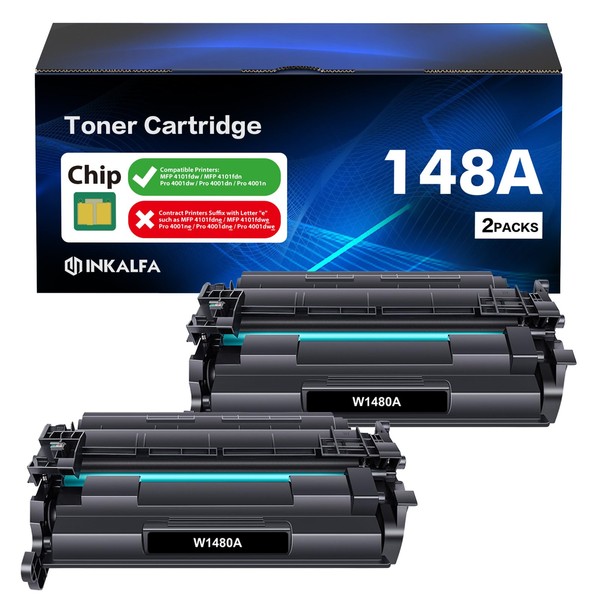 148A Toner Cartridge Black Compatible Replacement for HP 148A 148X