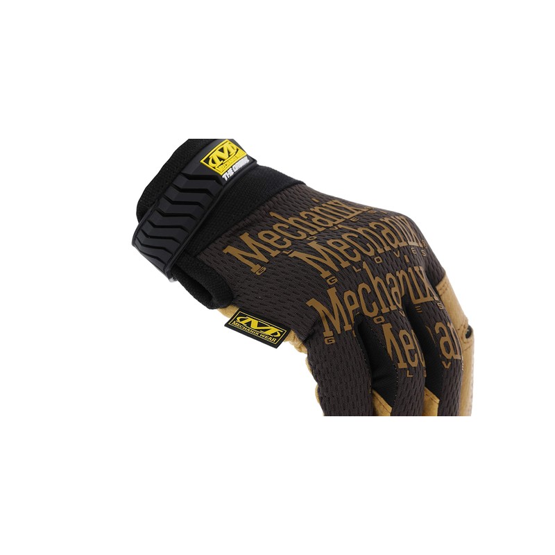 Mechanix Wear Original® Leather Gloves (Small, Brown/Black)