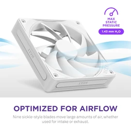 F120Q - 120mm Quiet Airflow Fans - Single - Black