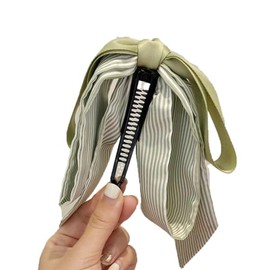 Hair Claw Headdress Sweet Headwear Bow Banana Clip Cute Hairpin Vertical Clip Girls Hair Accessories for Beauty and Personal Care