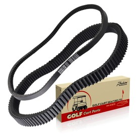 Roykaw Clutch Drive & Starter Generator Belt Kit,Compatible with 2008-up EZGO RXV/TXT/Workhorse/ST Golf Cart Models with 13hp 400cc Kawasaki Engines, OEM# 606136, 606138, 618630, 16548G1