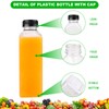 12oz Juice Bottle, Happybase 12 Pack 350ml Plastic Juice Bottles