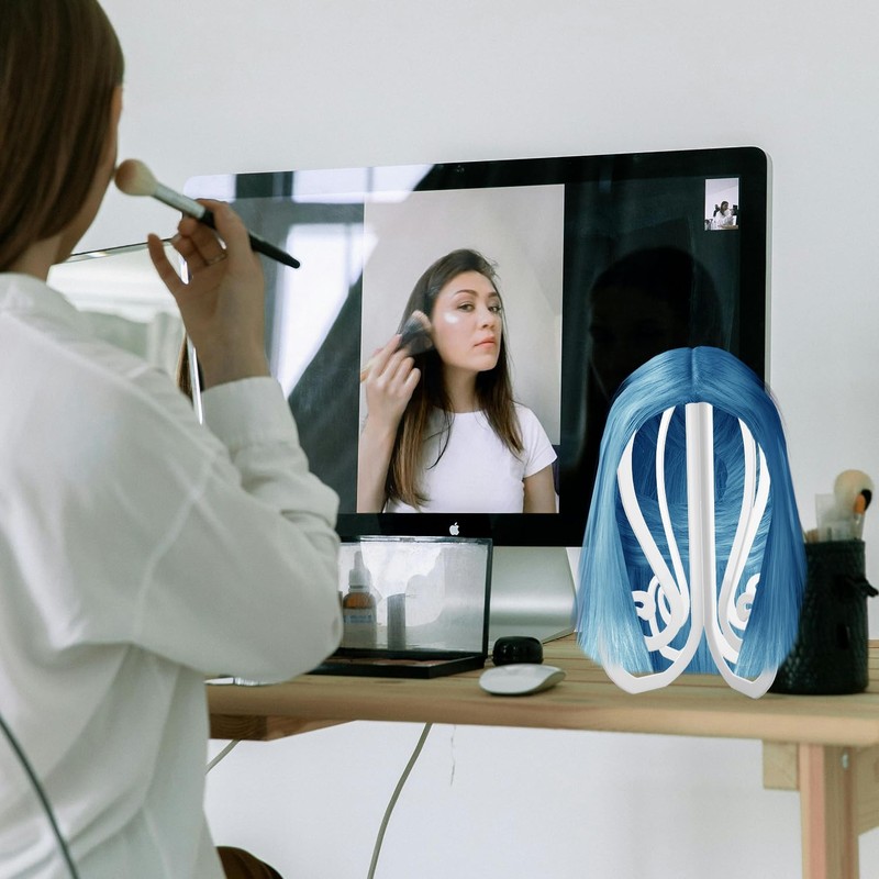 Tabanzhe Wig Stand-1PC Folding Wig Head Stand Collapsible Durable Holder