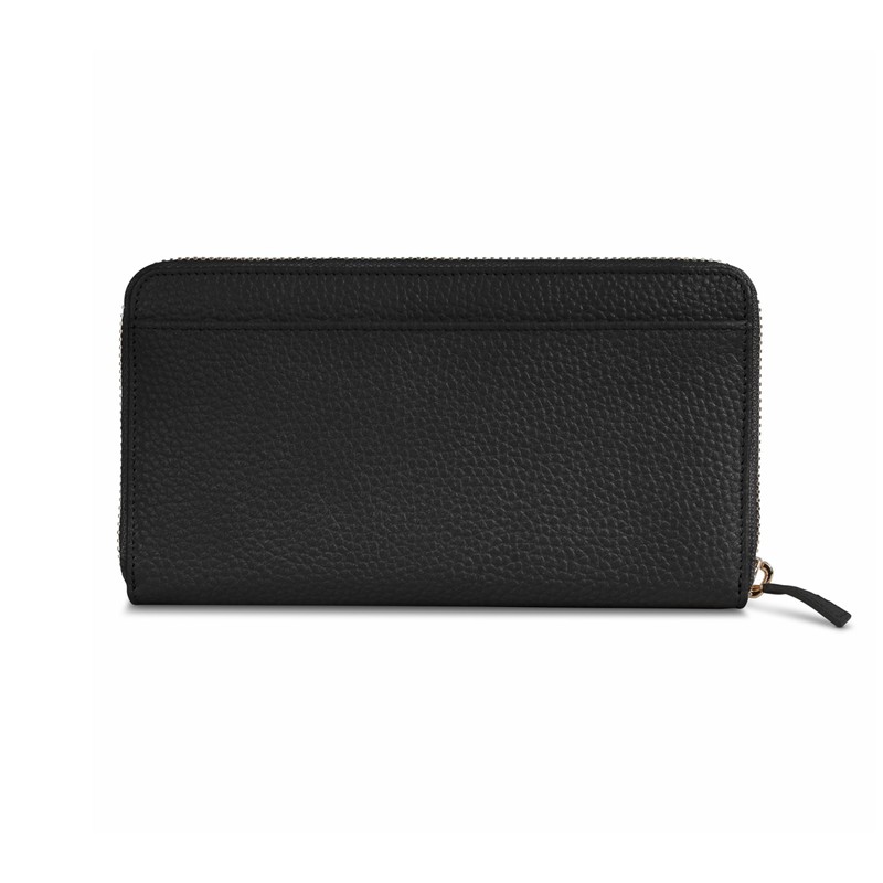 REDOLZ Women's Large Leather Wallet | Large Zip Compartment, 16