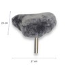 Leibersperger-Felle Bicycle Saddle Cover Made of High-Quality Lambskin Size M