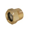 3/4 NPT Air compressor Oil Sight Glass, Male Hex Head