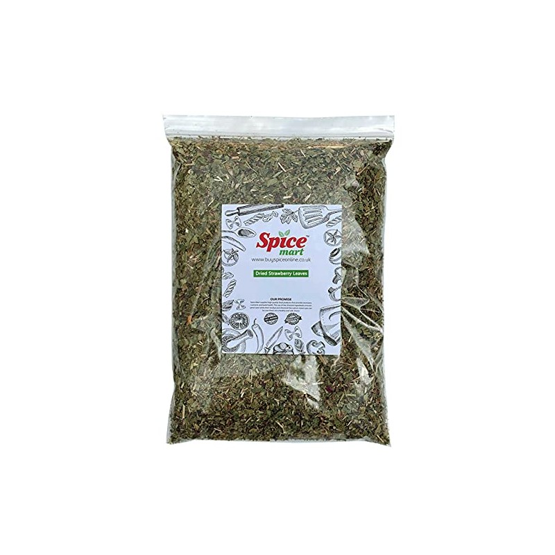 Strawberry Dried Leaves Cut | Fragaria vesca Premium Quality Free